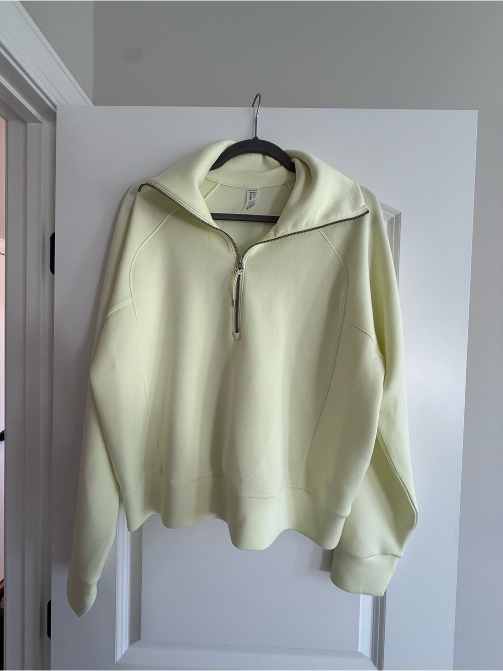 Spanx AirEssentials Half Zip Sweatshirt size XL